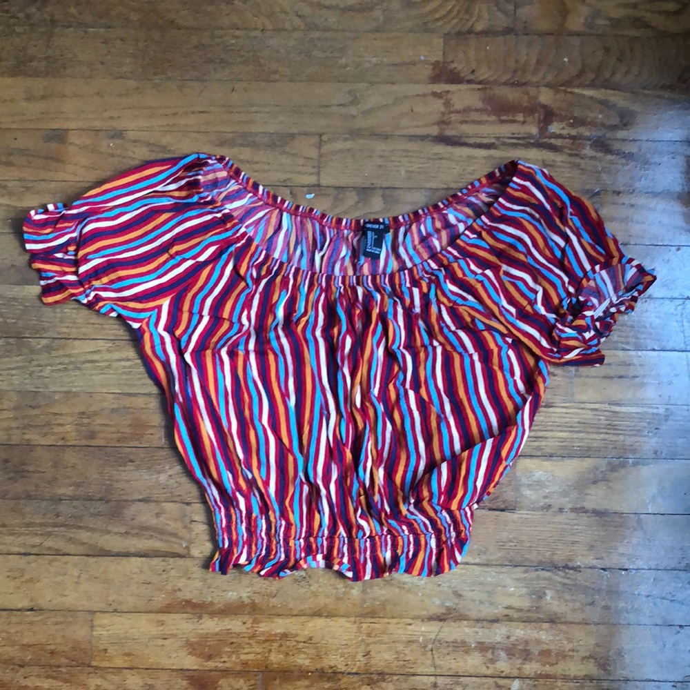 Striped Smock Blouse